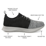 Thomas & Vine Hadden Knit Casual Sneaker — US 8 — Size black — Width Regular — Detail View