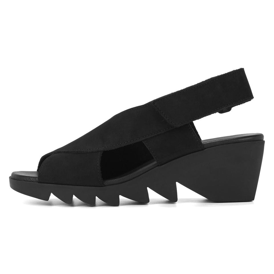 Himali Sandales — EU 36 — Size noir — Back View
