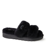 Dearfoams Womens Benalla Genuine Shearling Slide — US 10 — Size paradise pink — Width Regular — Alternate View 9