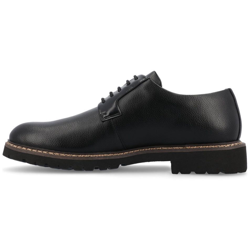 Vance Co. Martin Plain Toe Derby — US 12 — Size black — Width Regular — Side View