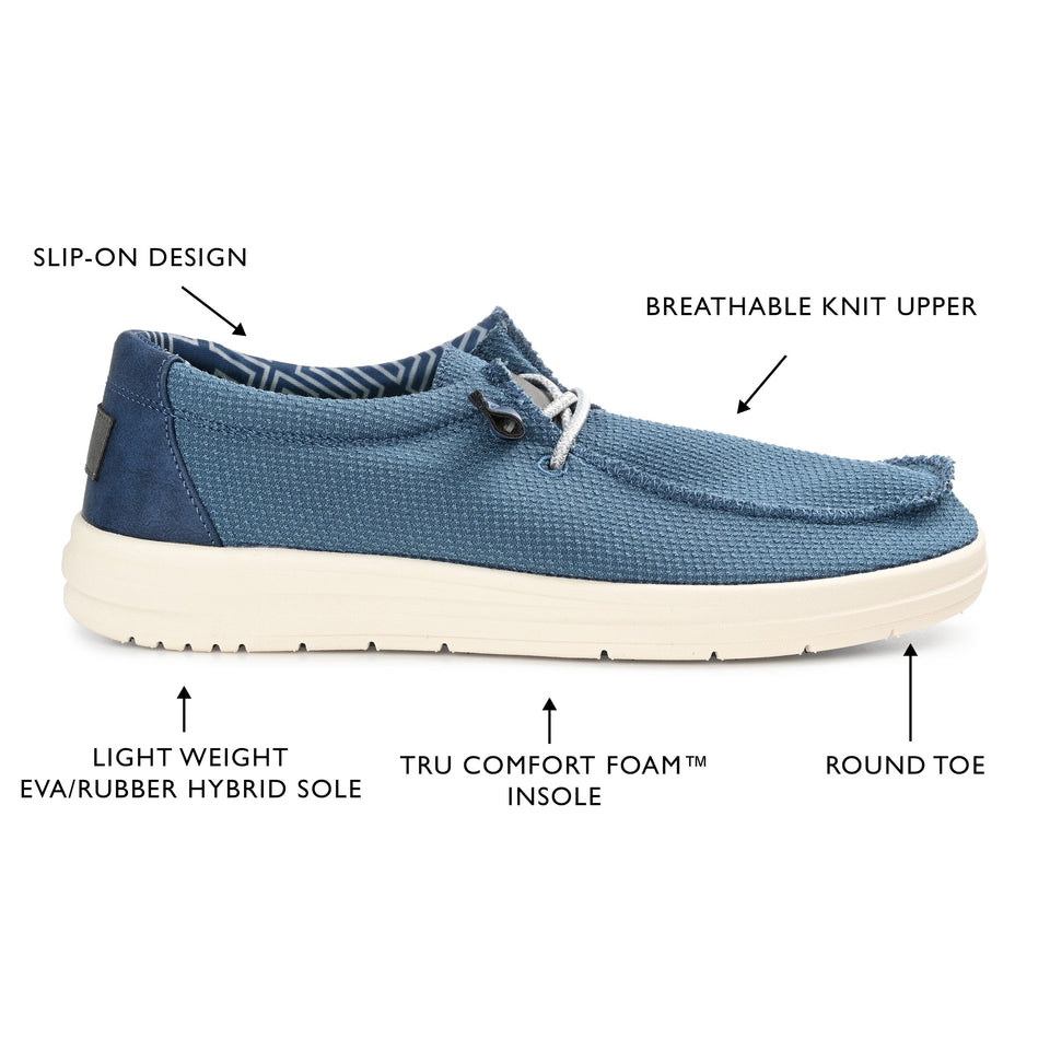 Vance Co. Moore Casual Slip-on Sneaker — US 8.5 — Size blue — Width Regular — Top View