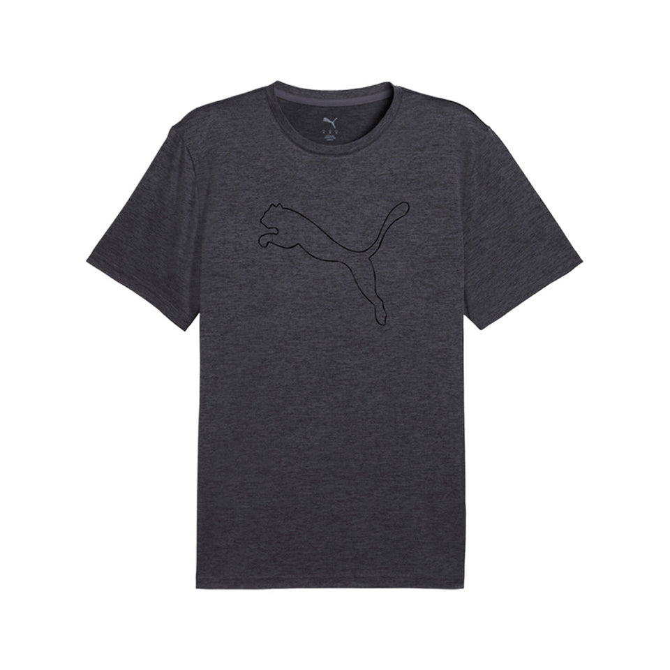 Train All Day Essentials Heather Cat Crew Neck Short Sleeve T-Shirt