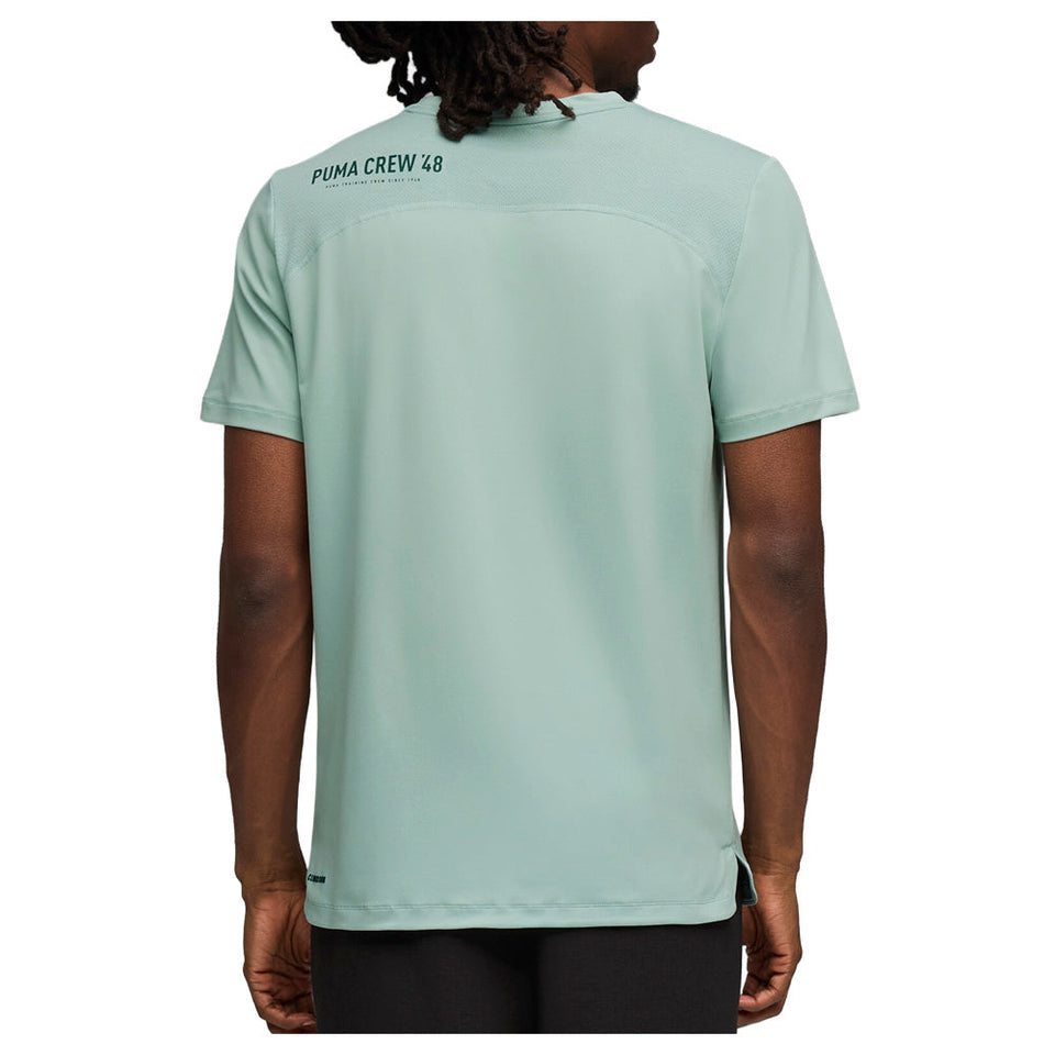 Cloudspun Branded Crew Neck Short Sleeve Athletic T-Shirt
