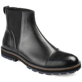 Thomas & Vine Jaylon Cap Toe Chelsea Boot — US 11 — Size black — Width Regular — Front View