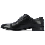Vance Co. Bradley Wide Width Oxford Dress Shoe — US 10.5 — Size black — Width Wide — Side View