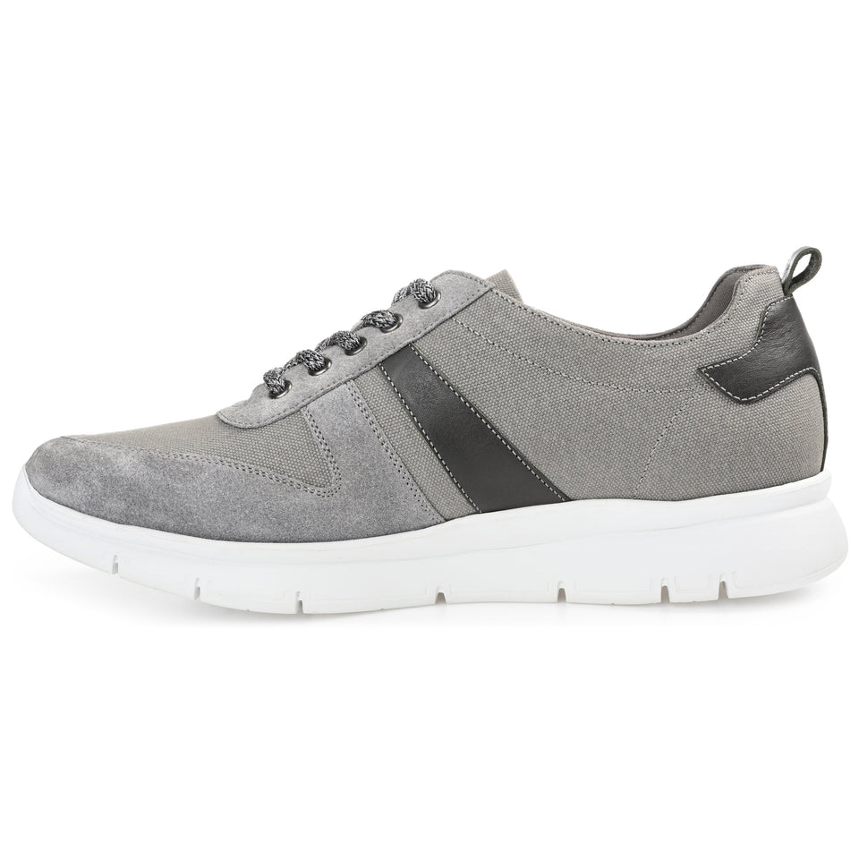 Thomas & Vine Adler Mixed Media Sneaker — US 11.5 — Size grey — Width Regular — Side View
