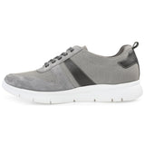 Thomas & Vine Adler Mixed Media Sneaker — US 11.5 — Size grey — Width Regular — Side View