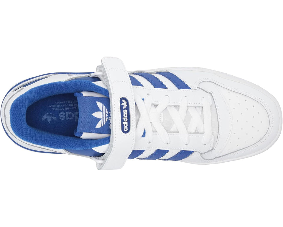 Men's adidas Originals Forum Low Footwear White/Footwear White/Team Royal Blue