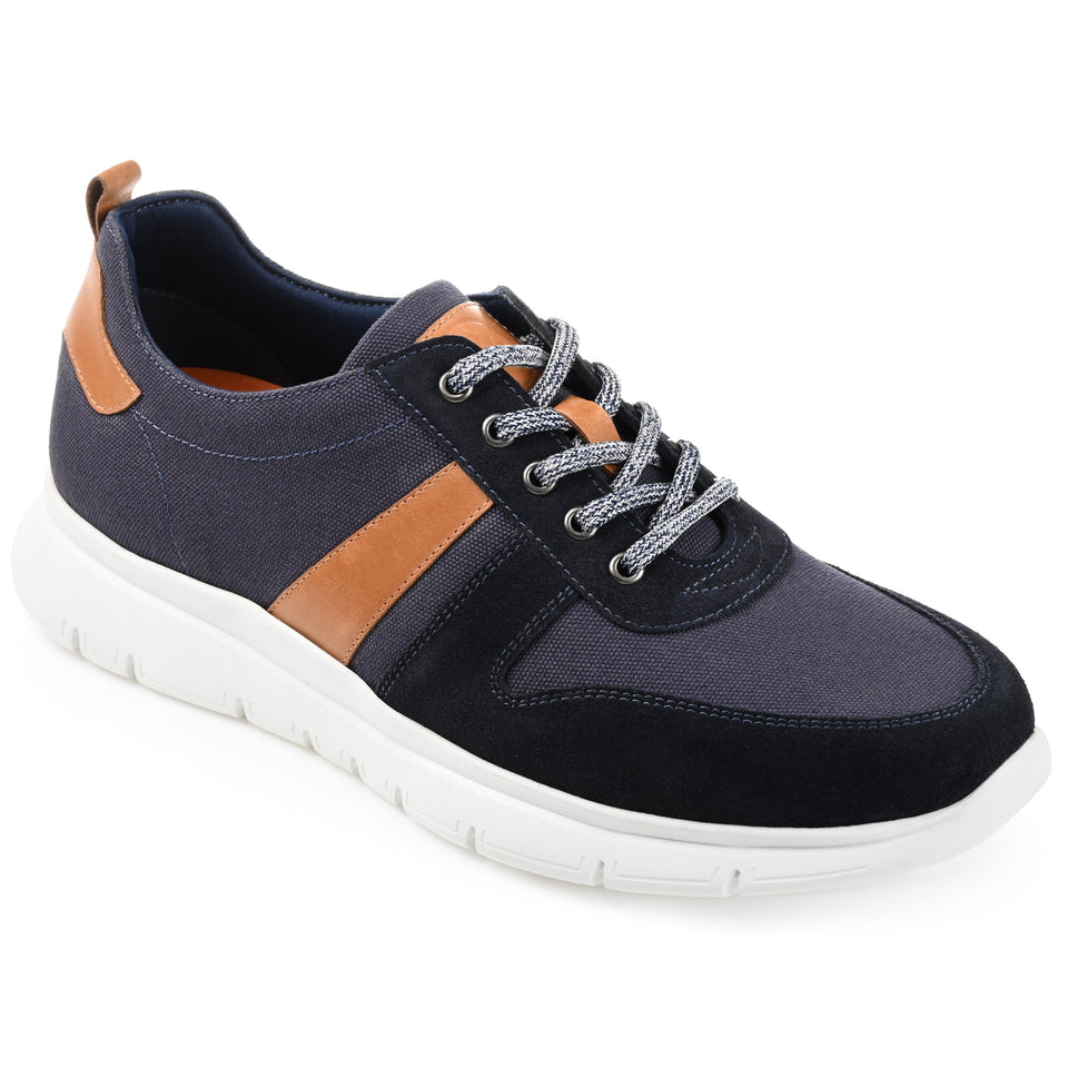 Thomas & Vine Adler Mixed Media Sneaker — US 11.5 — Size grey — Width Regular — Detail View
