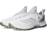 Men's adidas Golf Adizero ZG BOA Spikeless Golf Shoes Footwear White/Silver Metallic/Light Solid Grey