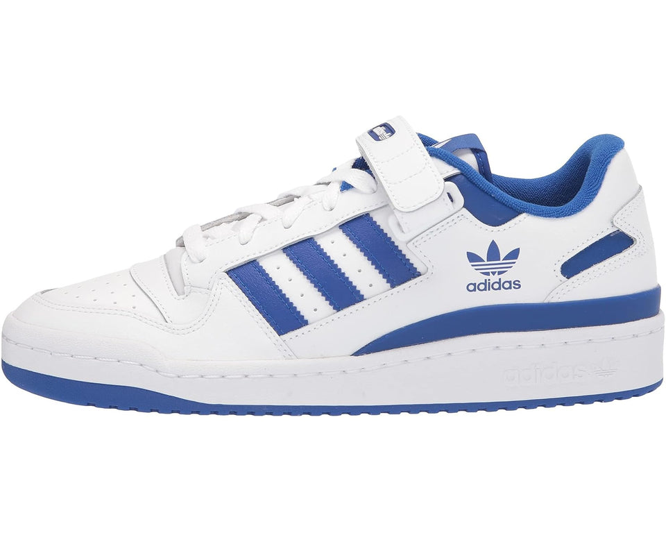 Men's adidas Originals Forum Low Footwear White/Footwear White/Team Royal Blue