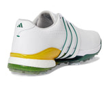 Men's adidas Golf Tour360 24 Golf Shoes Footwear White/Collegiate Green/Yellow