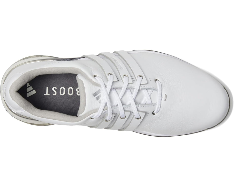 Men's adidas Golf Tour360 25 Spikeless Golf Shoes Footwear White/Footwear White/Silver Metallic