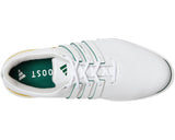 Men's adidas Golf Tour360 24 Golf Shoes Footwear White/Collegiate Green/Yellow