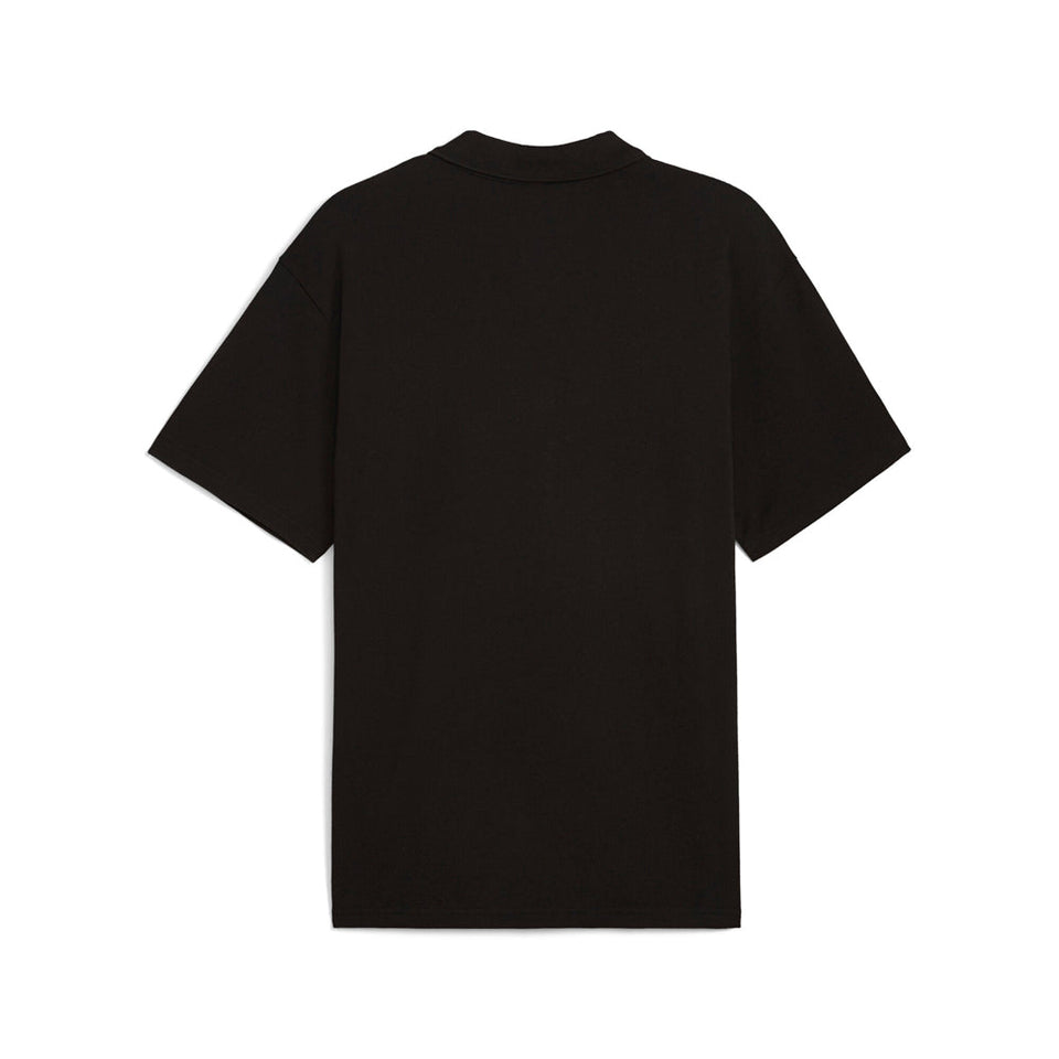 Wardrobe Essentials Pique Relaxed Short Sleeve Polo Shirt