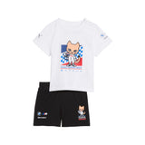 BMW M Motorsport Graphic Crew Neck Short Sleeve T-Shirt & Shorts Set (Toddler)