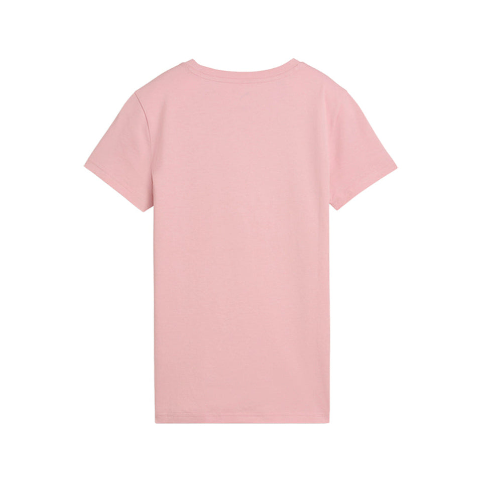 Essentials Metallic Logo Crew Neck Short Sleeve T-Shirt