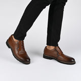 Vance Co. Martin Plain Toe Derby — US 12 — Size black — Width Regular — Lifestyle View