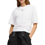 Dare To Fitted Waist Crew Neck Short Sleeve T-Shirt