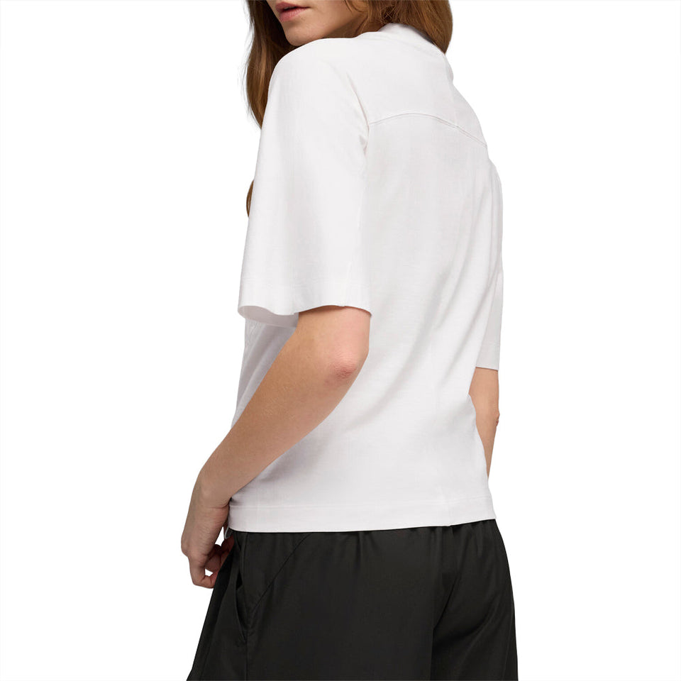 Dare To Fitted Waist Crew Neck Short Sleeve T-Shirt