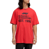 F1 Race Relaxed Crew Neck Short Sleeve T-Shirt