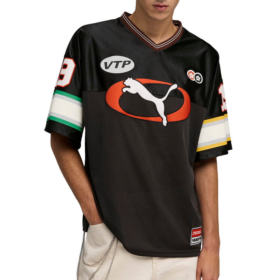 PUMA X Vandythepink Graphic V-Neck Short Sleeve Replica Jersey