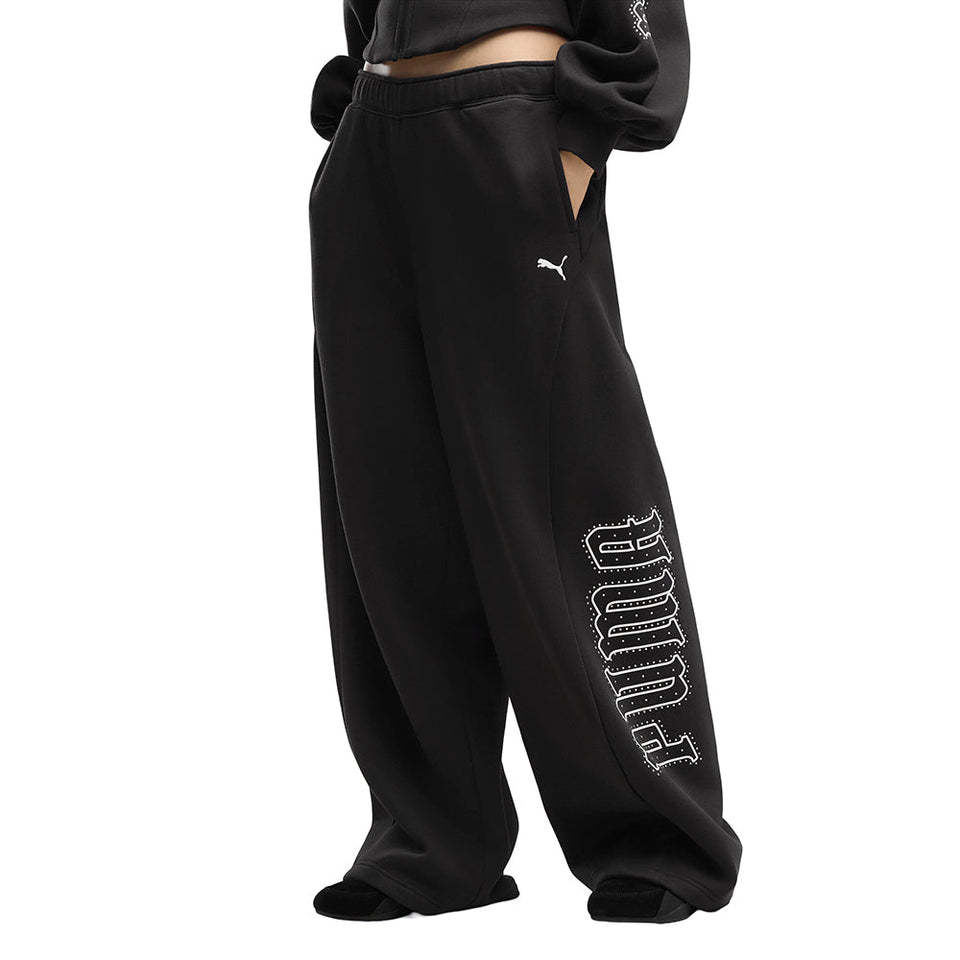 Street Glam Slouchy Bedazzled Pants