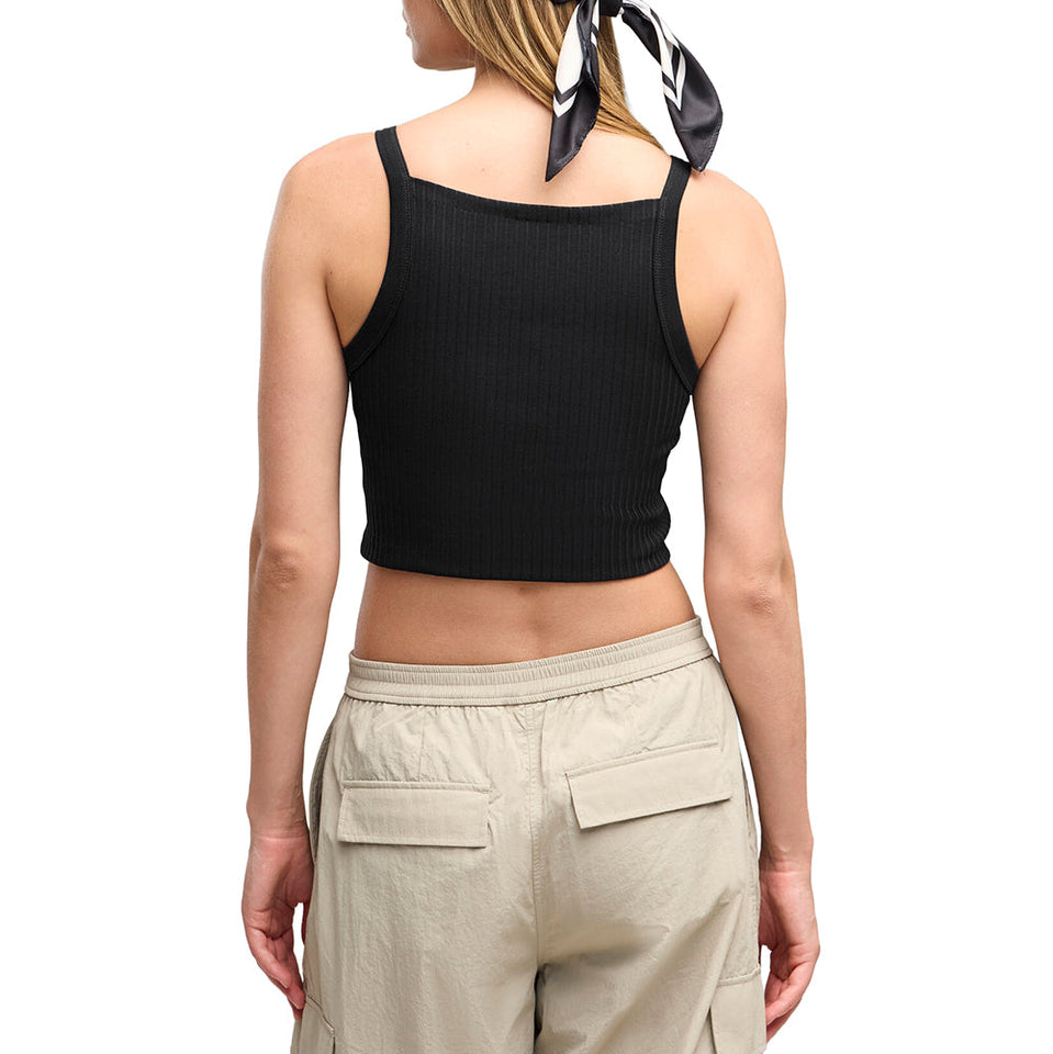 Essentials Ribbed Crop Top