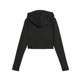 Essentials Ribbed Full-Zip Soft Touch Hoodie