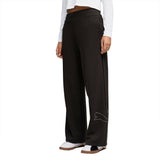 Bedazzled High Waisted Draw String Wide Legged Sweat Pants
