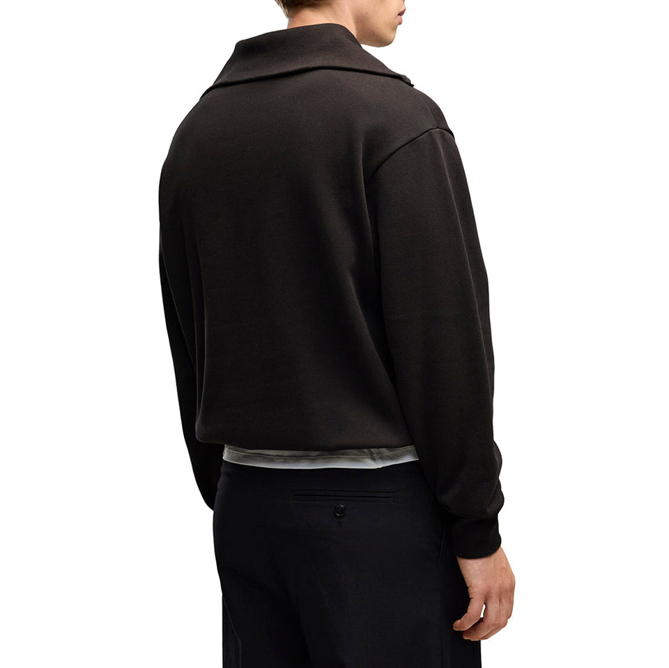 Scuderia Ferrari Half-Zip Fleece Crew Sweatshirt