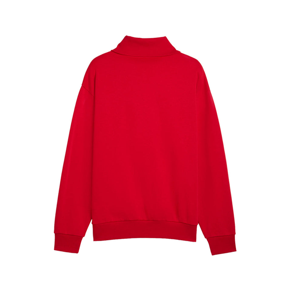 Scuderia Ferrari Half-Zip Fleece Crew Sweatshirt