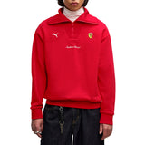 Scuderia Ferrari Half-Zip Fleece Crew Sweatshirt