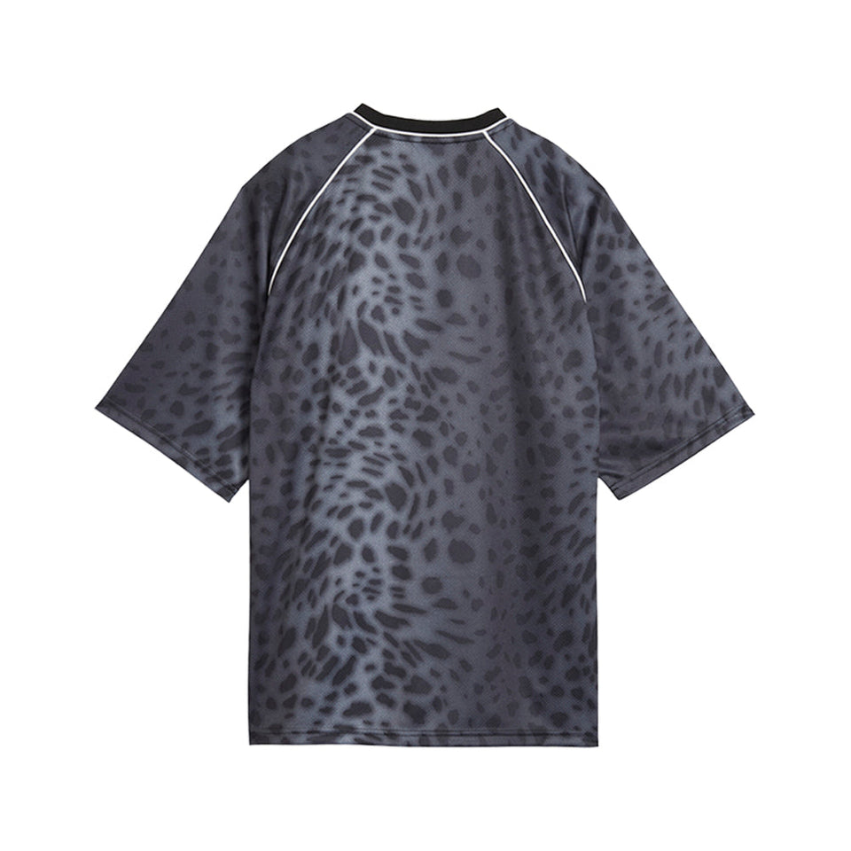 Street Glam Bedazzled Graphic V-Neck Jersey