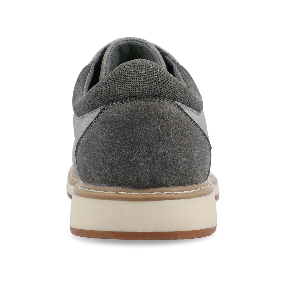 Vance Co. Hodges Plain Toe Hybrid Dress Shoe — US 13 — Size grey — Width Regular — Back View