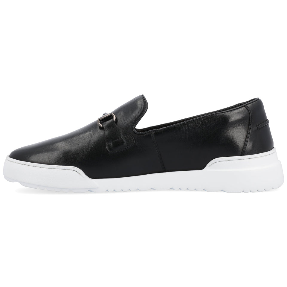 Thomas & Vine Dane Plain Toe Bit Loafer — US 9 — Size black — Width Regular — Side View