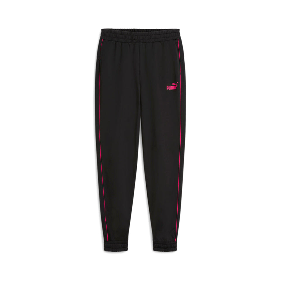 Piped Drawstring Track Pants