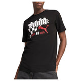 Graphics Moto Flag Graphic Crew Neck Short Sleeve T-Shirt