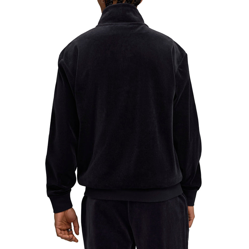 Essentials Elevated Velour Full Zip Track Jacket