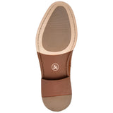 Thomas & Vine Corbin Wide Width Plain Toe Chelsea Boot — US 12 — Size cognac — Width Wide — Top View