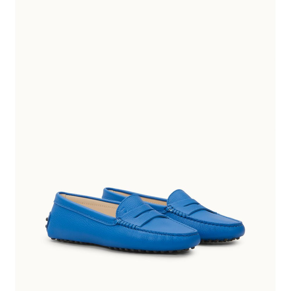 Gommino Driving Shoes in Leather — EU 40 — Size blue — Side View