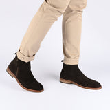 Thomas & Vine Rami Plain Toe Zip Boot — US 12 — Size brown — Width Regular — Lifestyle View