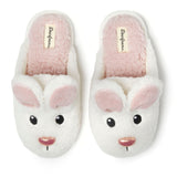 Dearfoams Womens Shay Scuff with Applique — XLarge — Size latte — Width Regular — Lifestyle View
