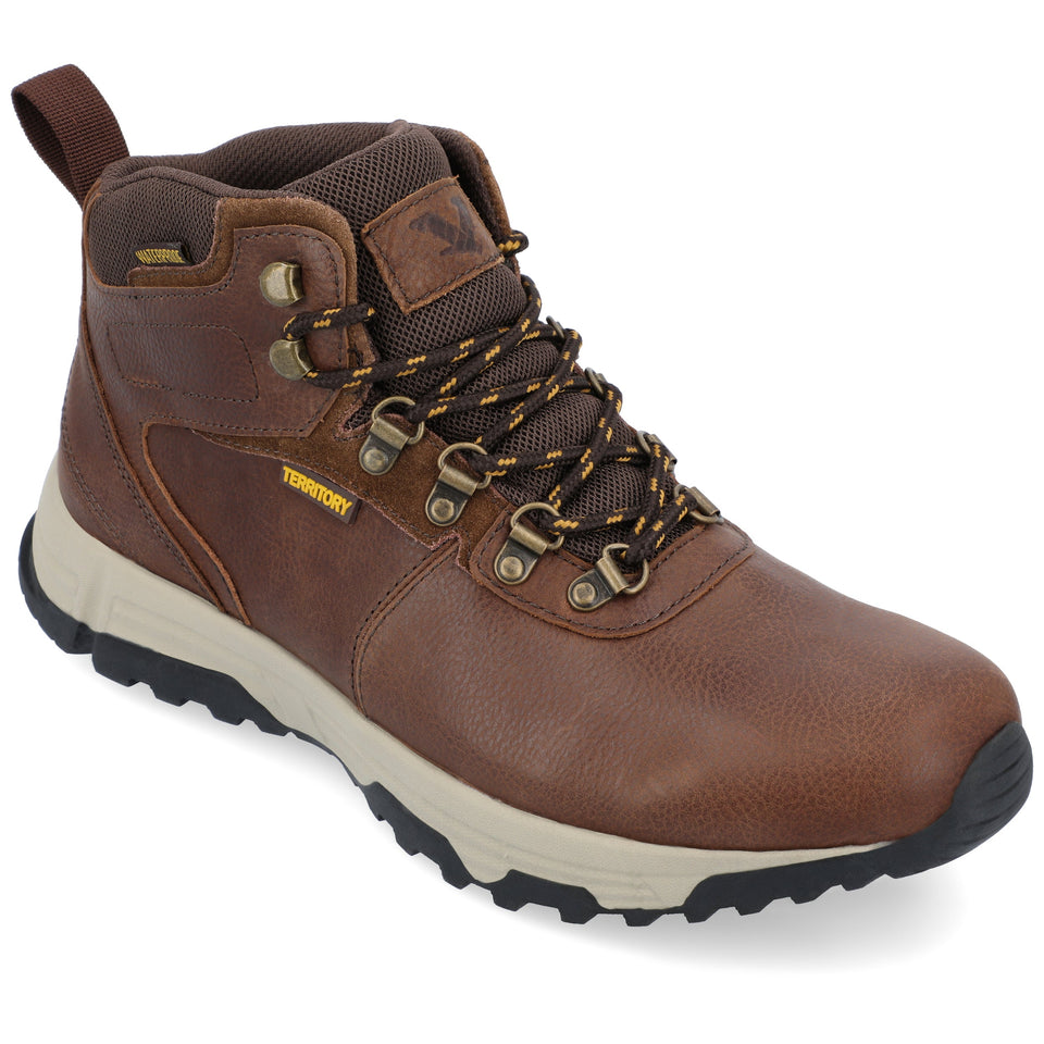 Territory Narrows Waterproof Hiking Boot — US 12 — Size brown — Width Regular — Front View