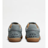 Tod's Tabs Sneakers in Suede — UK 9 — Size grey — Back View