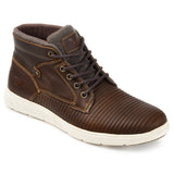 Territory Magnus Casual Leather Sneaker Boot — US 12 — Size brown — Front View