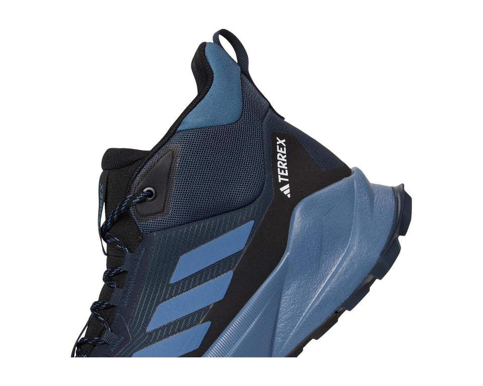 Men's adidas Outdoor Terrex Trailmaker 2.0 Mid Top GORE-TEX?Hiking Shoes Aurora Ink/Wonder Steel/Black