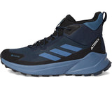 Men's adidas Outdoor Terrex Trailmaker 2.0 Mid Top GORE-TEX?Hiking Shoes Aurora Ink/Wonder Steel/Black
