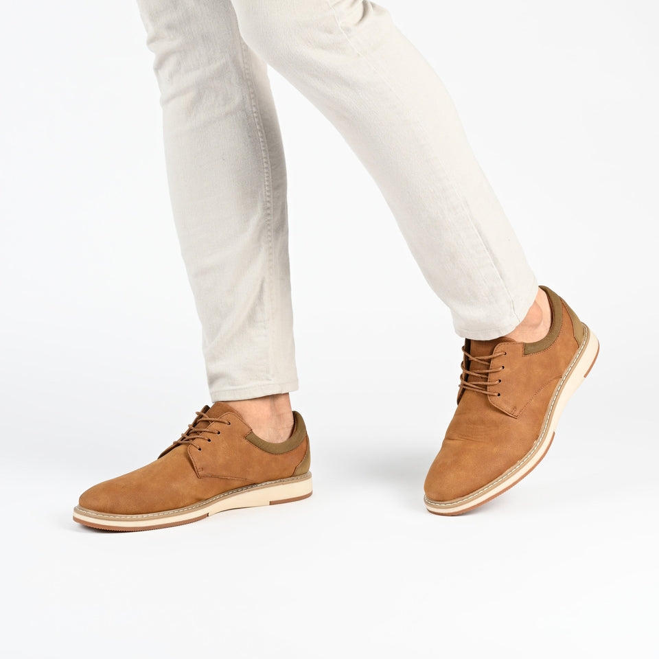 Vance Co. Hodges Plain Toe Hybrid Dress Shoe — US 13 — Size grey — Width Regular — Lifestyle View