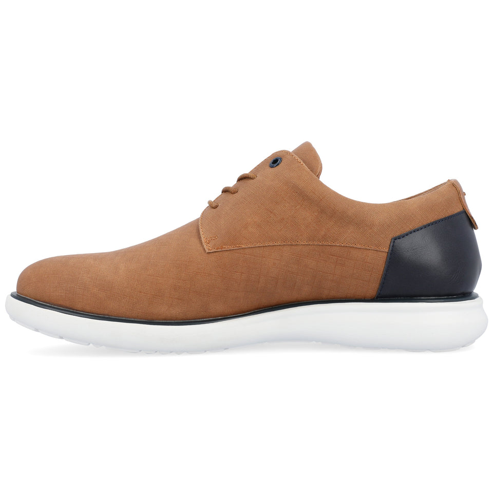 Vance Co. Kirkwell Lace-up Casual Derby — US 9 — Size tan — Width Regular — Side View